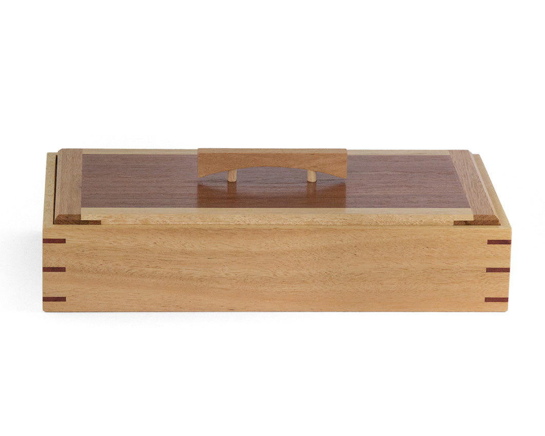 Wooden Keepsake Box handcrafted from Blackbutt & Jarrah