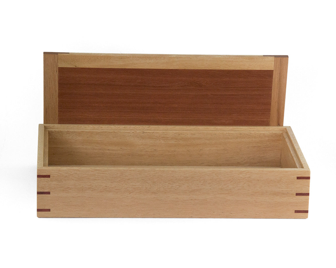 Wooden Keepsake Box handcrafted from Blackbutt & Jarrah