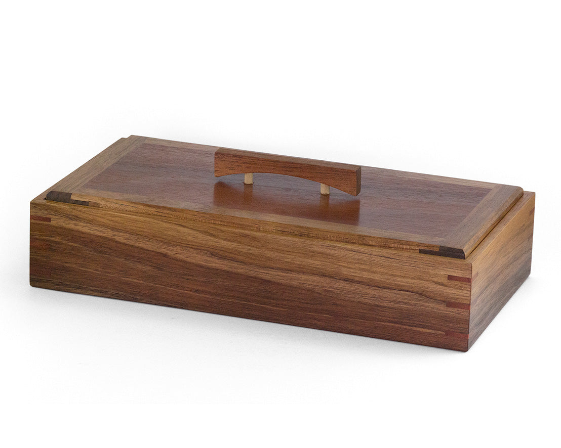 Wooden Keepsake Box handcrafted from Tasmanian Blackwood & Jarrah