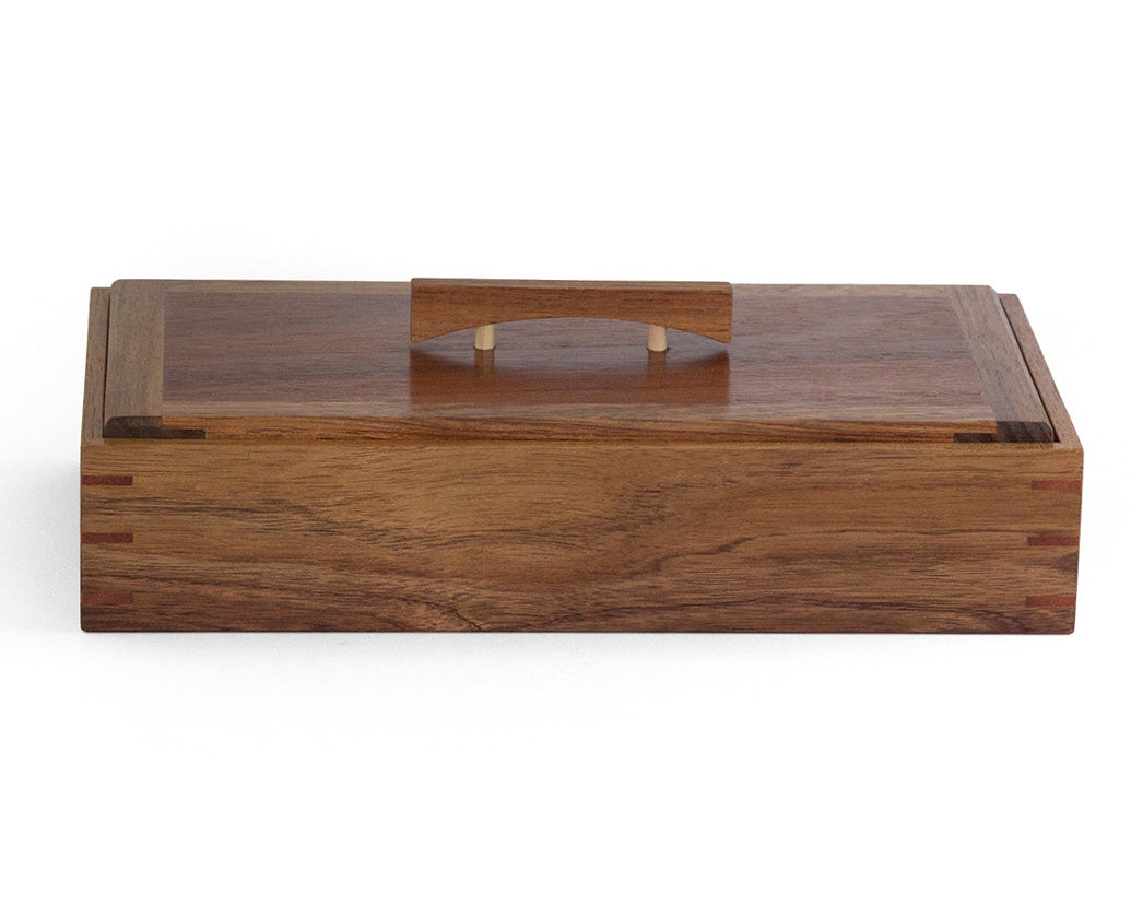 Wooden Keepsake Box handcrafted from Tasmanian Blackwood & Jarrah