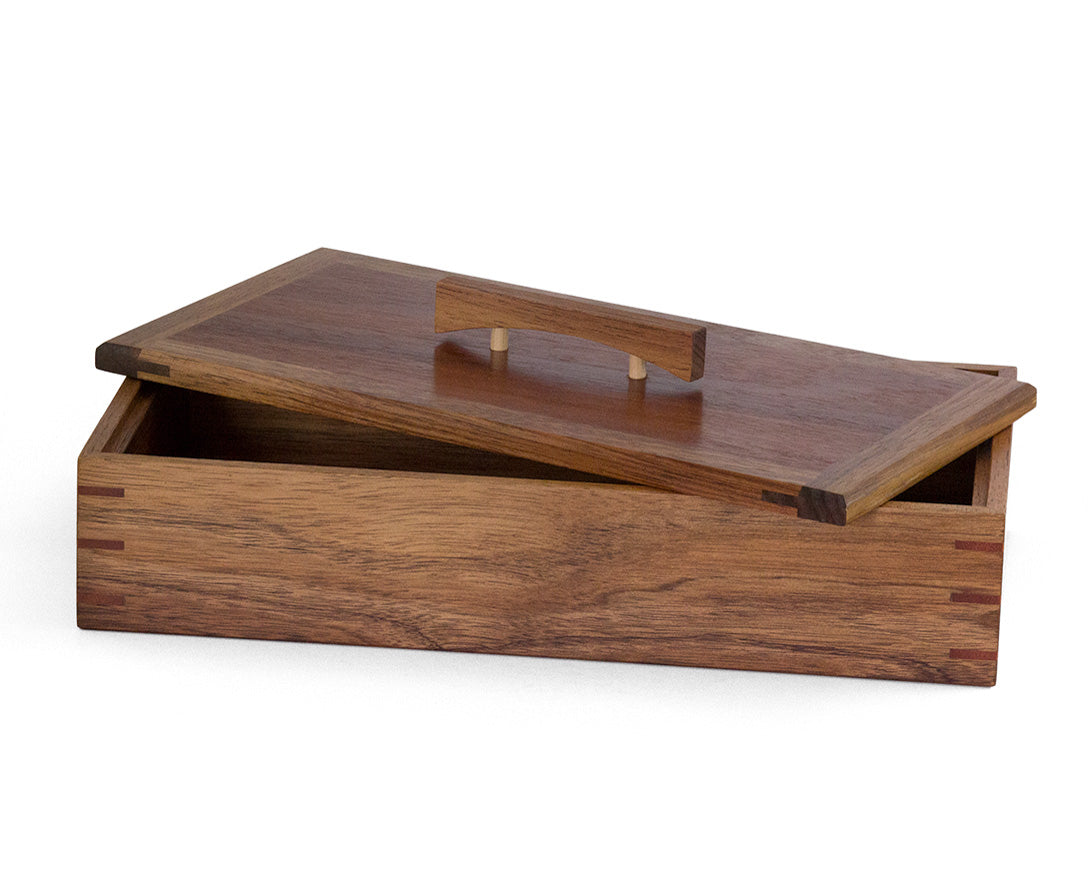 Wooden Keepsake Box handcrafted from Tasmanian Blackwood & Jarrah