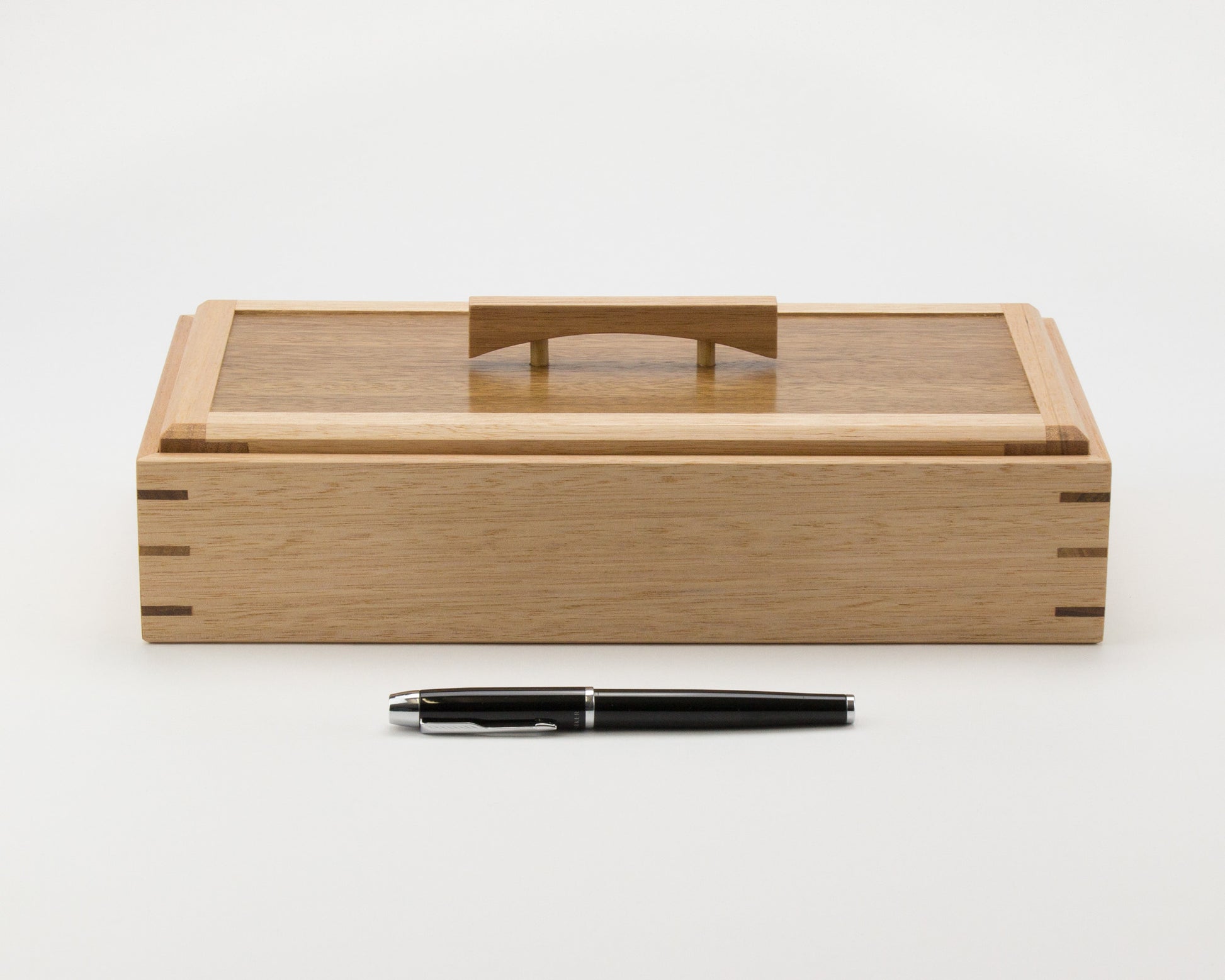 Wooden Keepsake Box handcrafted from Tasmanian Oak & Spotted Gum