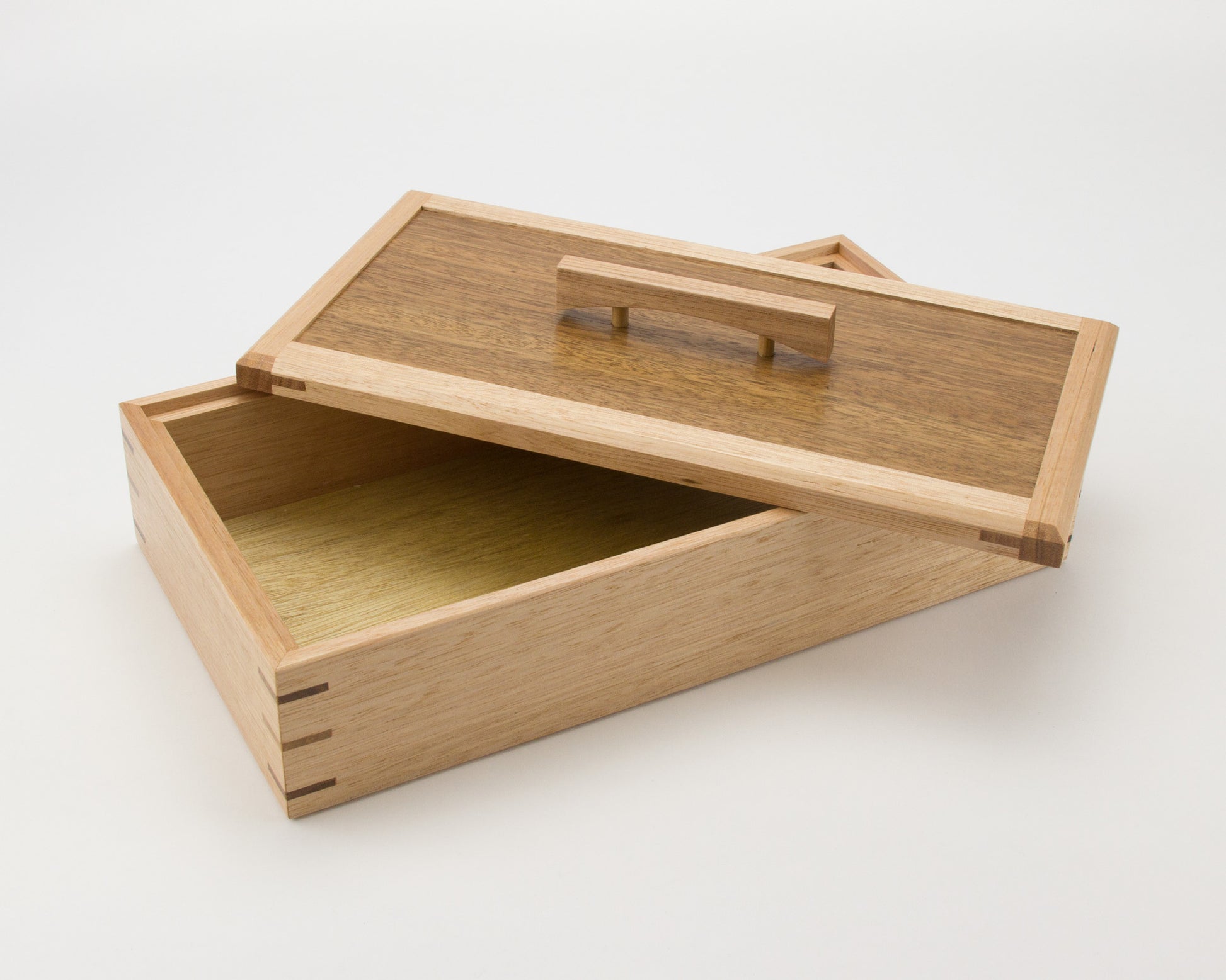 Wooden Keepsake Box handcrafted from Tasmanian Oak & Spotted Gum