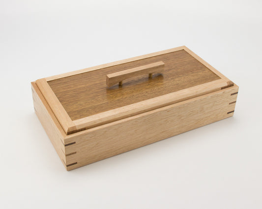Wooden Keepsake Box handcrafted from Tasmanian Oak & Spotted Gum