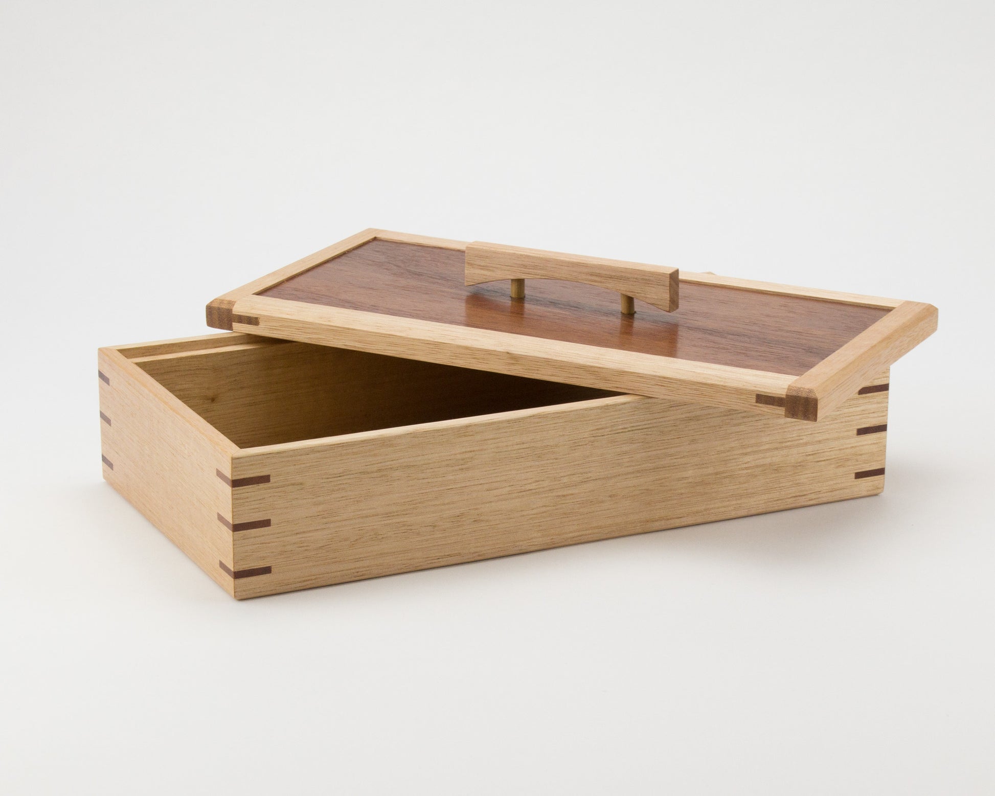 Wooden Keepsake Box handcrafted from Tasmanian Oak & Jarrah