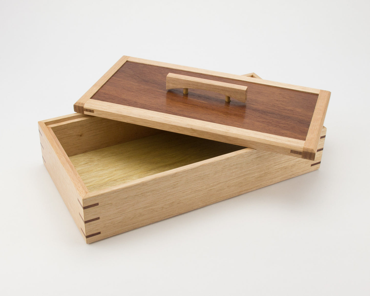 Wooden Keepsake Box handcrafted from Tasmanian Oak & Jarrah