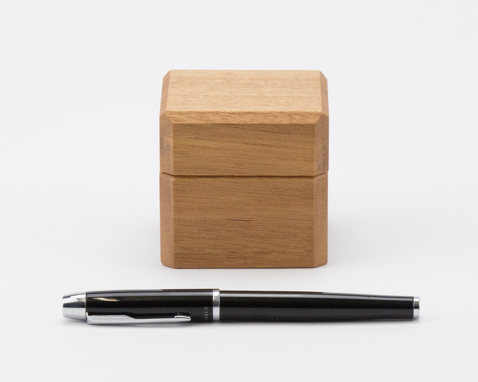 Wooden ring box handcrafted from Queensland Maple