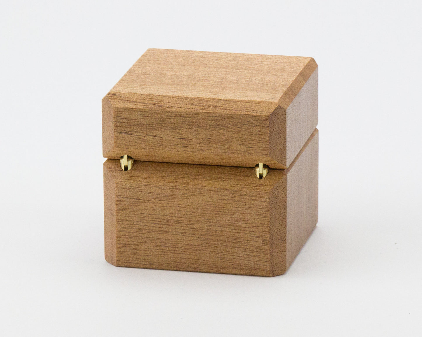 Wooden ring box handcrafted from Queensland Maple