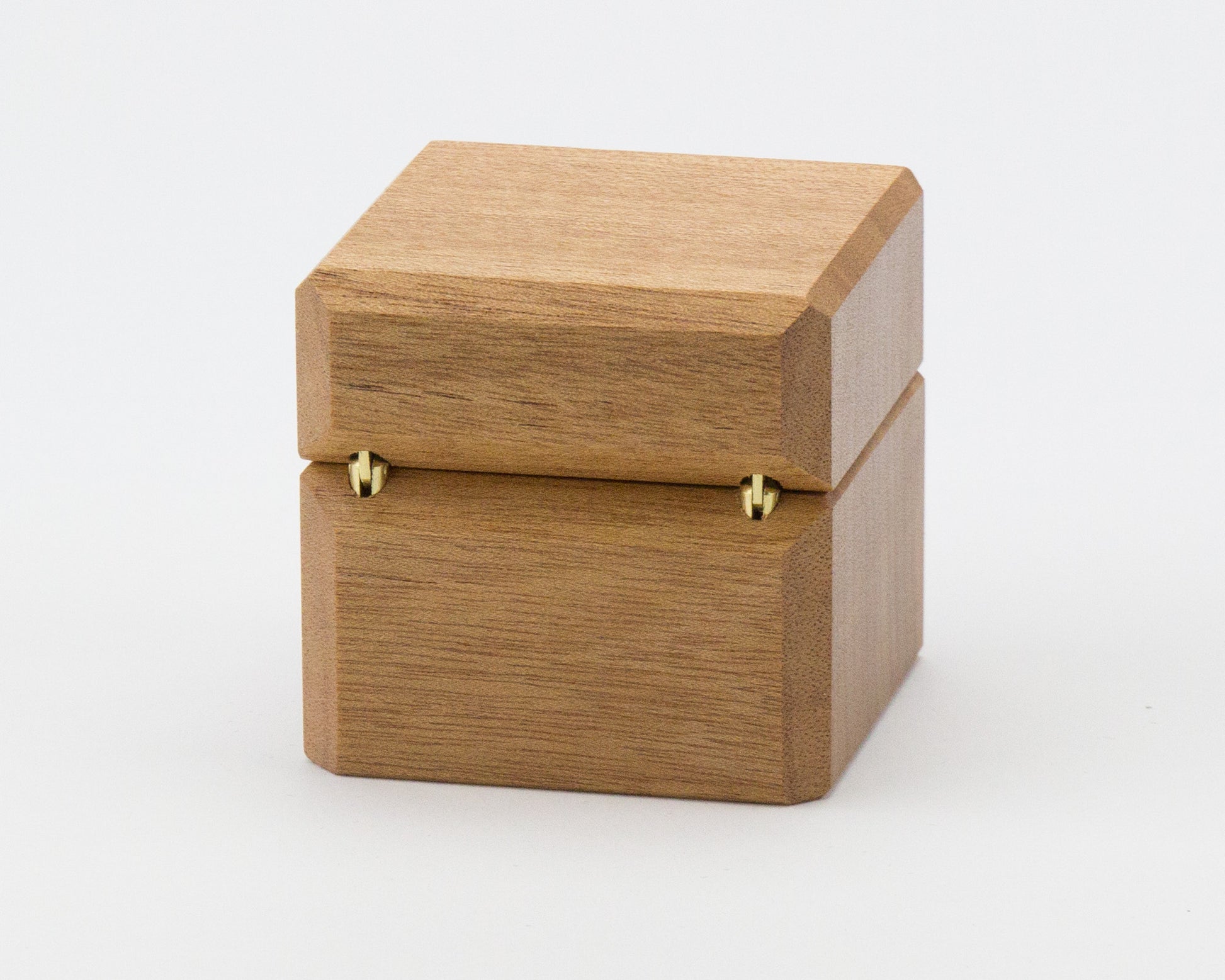 Wooden ring box handcrafted from Queensland Maple