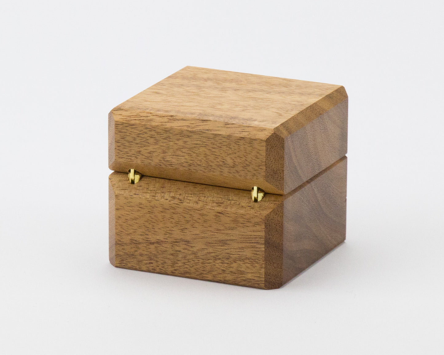 The Elegance wooden ring box handcrafted from Blackwood timber