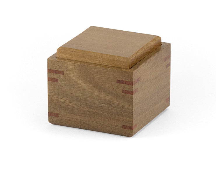 Small wooden trinket box handcrafted from Australian Spotted Gum