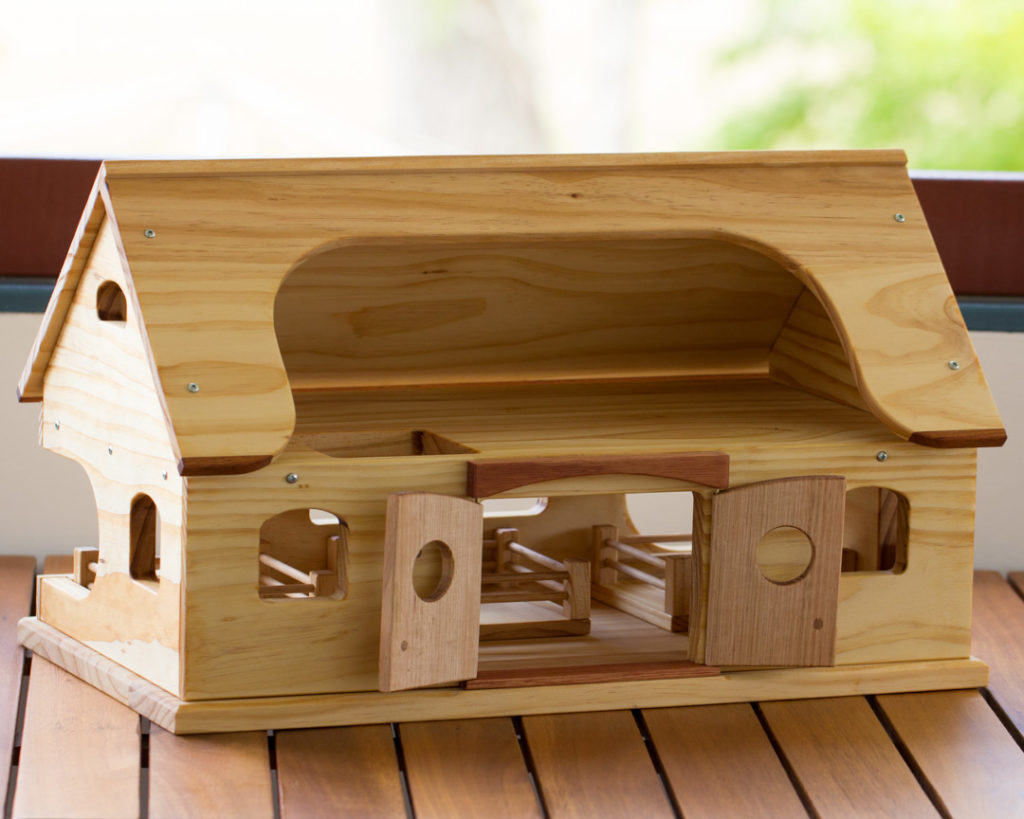 Wooden Toy Farmhouse