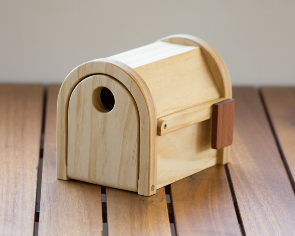 Wooden Toy Mailbox