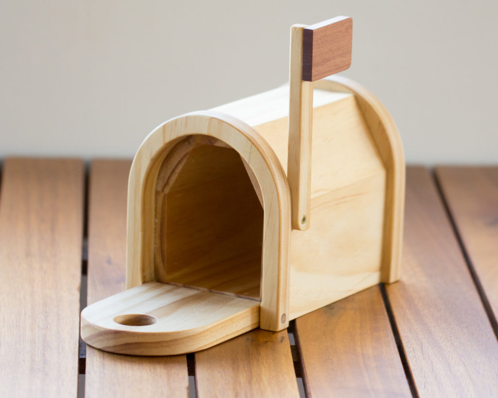 Wooden Toy Mailbox