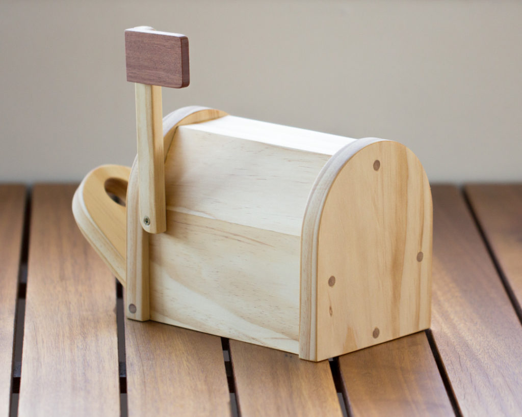 Wooden Toy Mailbox