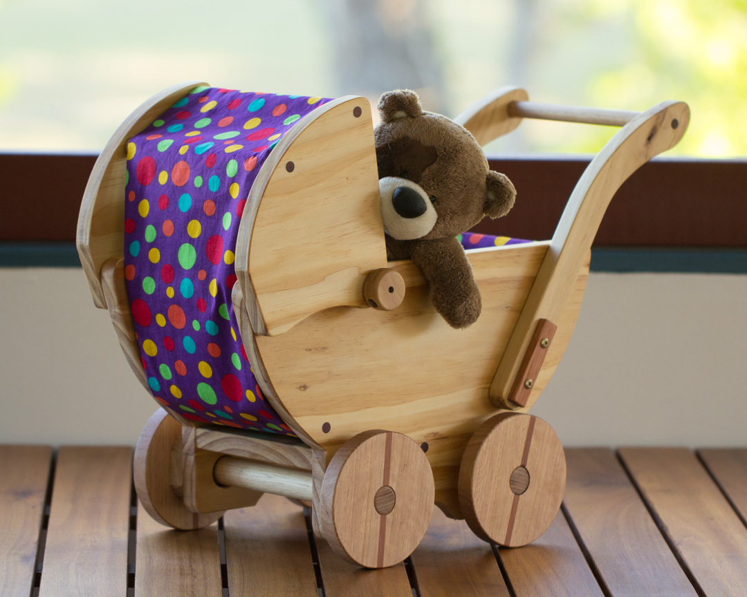 Wooden Toy Pram – Warawood Shed Woodworking