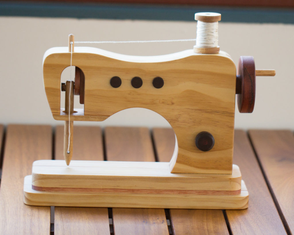 Wooden Toy Sewing Machine