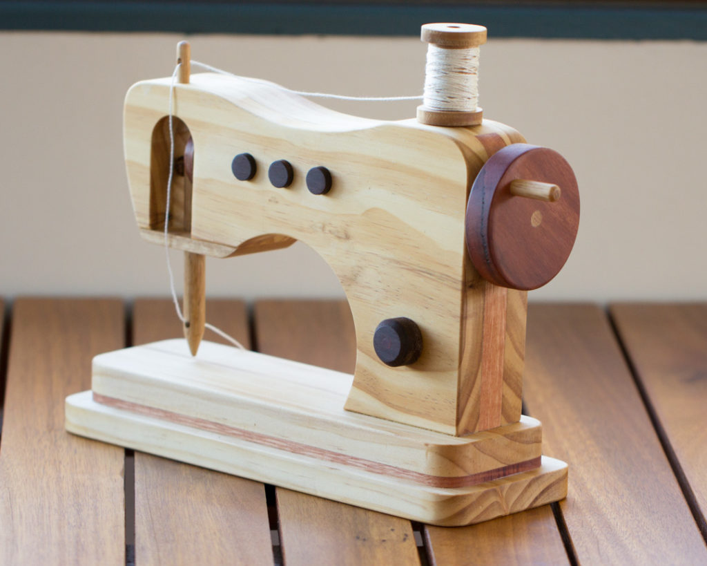 Wooden Toy Sewing Machine