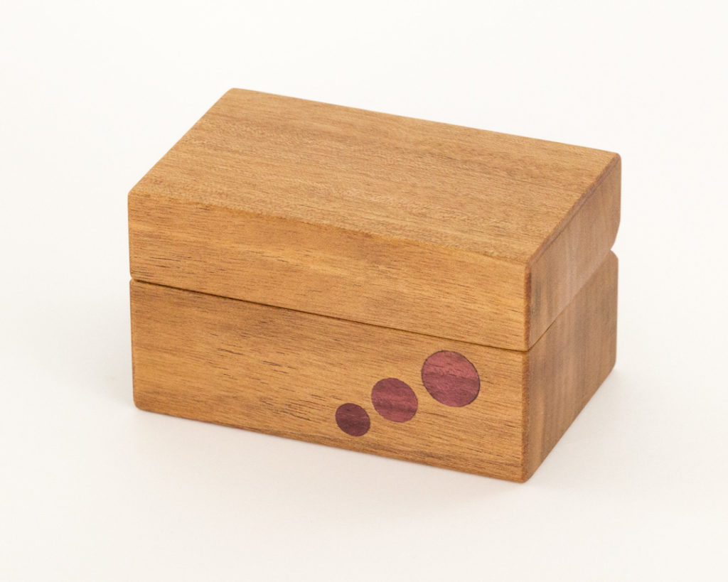 The Double Wooden Ring Box