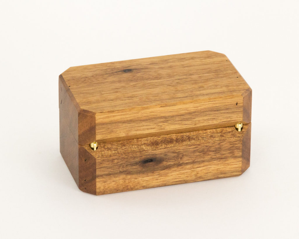 'The Elegance' Double Wooden Ring Box