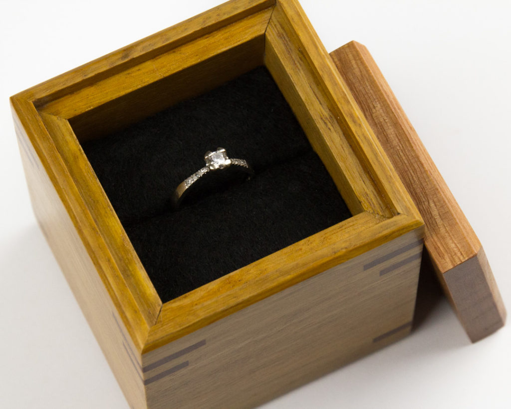 Wooden Proposal Box
