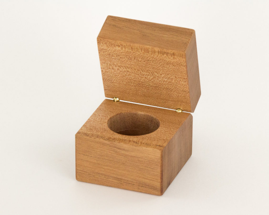 The Single Wooden Ring Box