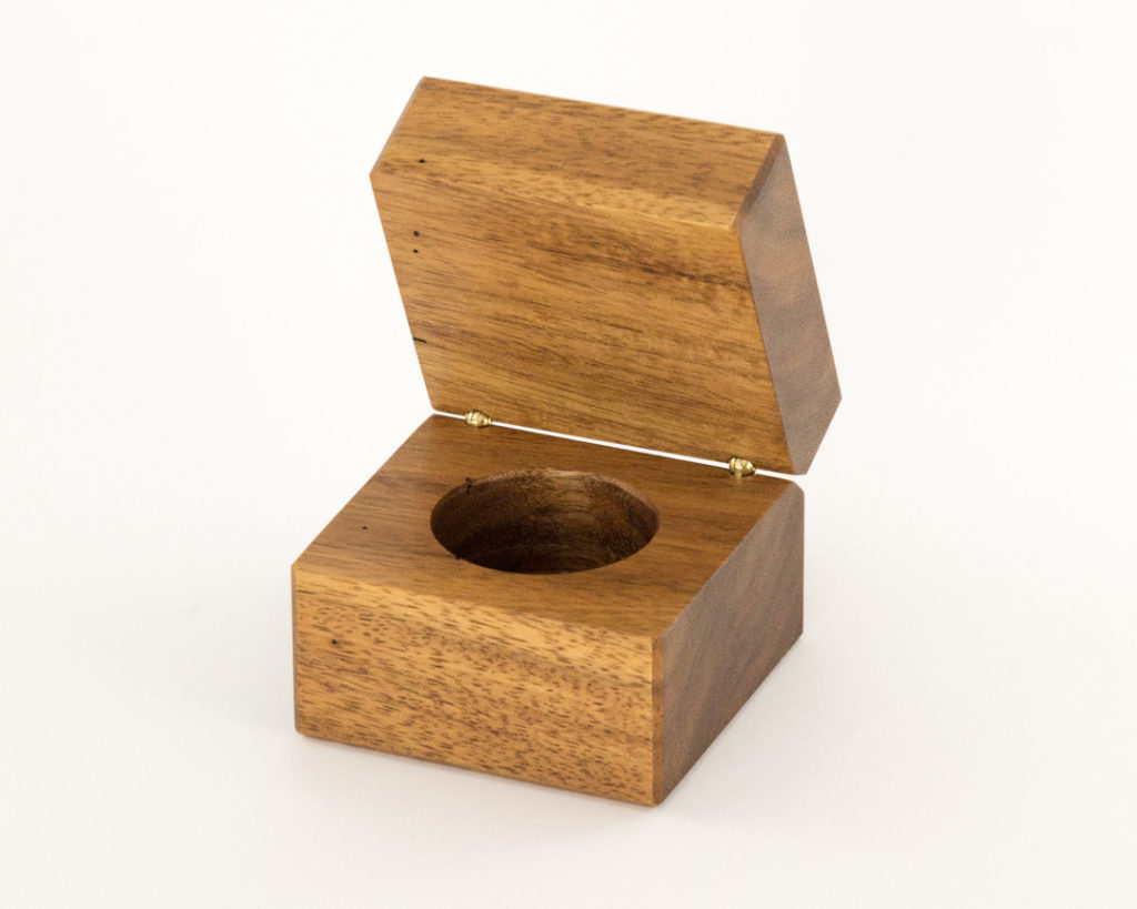 'The Elegance' Single Wooden Ring Box