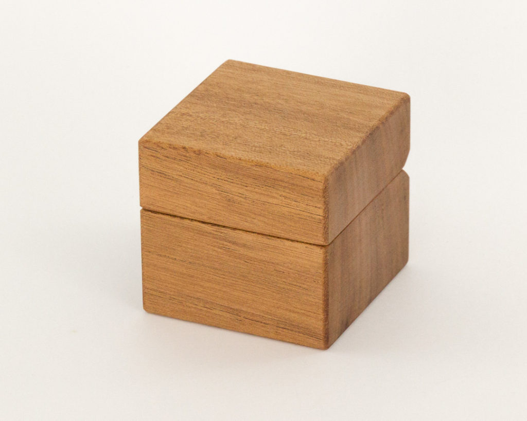 The Single Wooden Ring Box