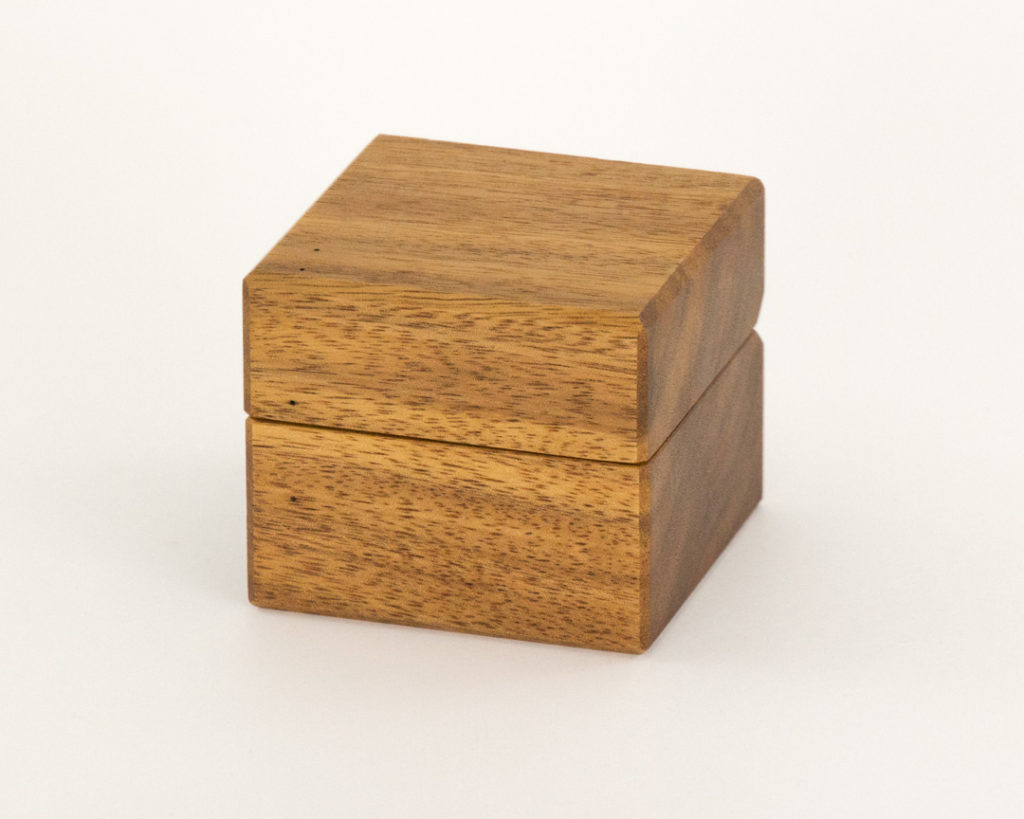 'The Elegance' Single Wooden Ring Box