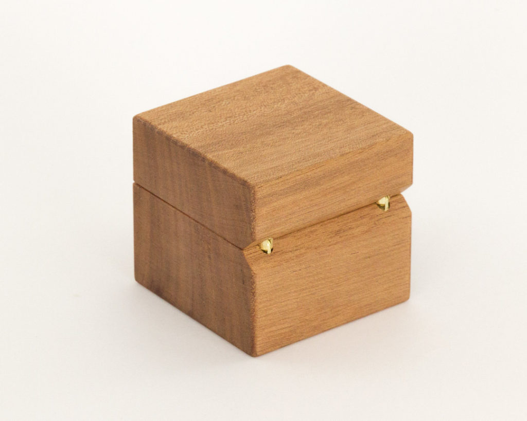 The Single Wooden Ring Box