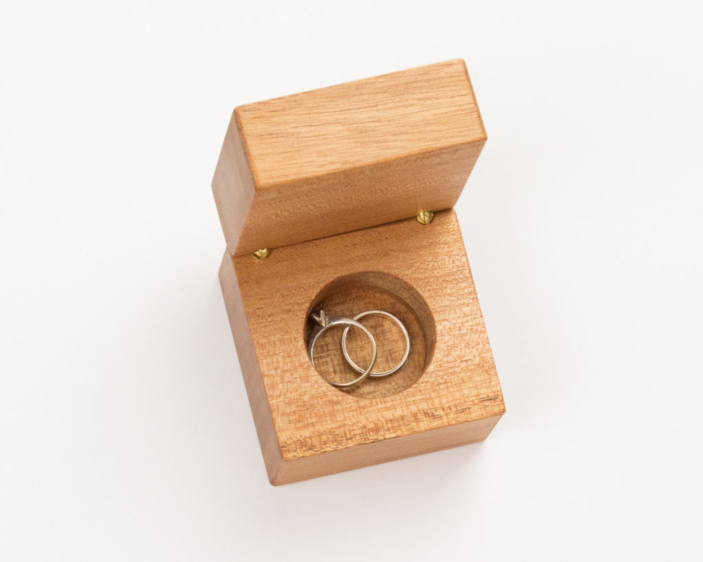 The Single Wooden Ring Box