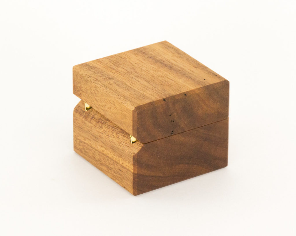 'The Elegance' Single Wooden Ring Box