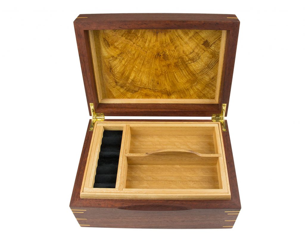 Jarrah and Blackbutt Jewellery Box First Level