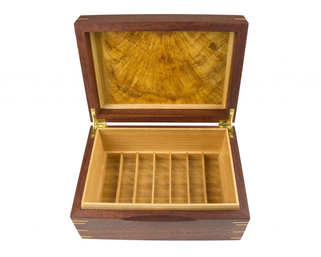 Jarrah and Blackbutt Jewellery Box Third Level