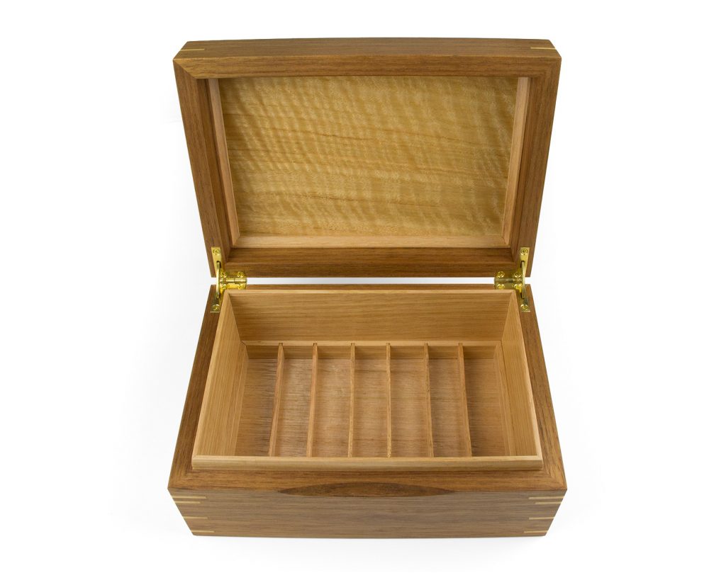 Tasmanian Blackwood and Tasmanian Oak Jewellery Box Third Level